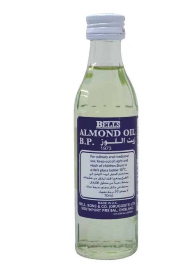 Bells Almond Oil 70ml | Natural Skin & Hair Care Oil